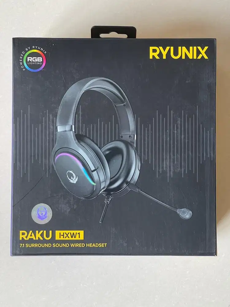 Headset Sades Ryunix Raku USB7.1 RGB
