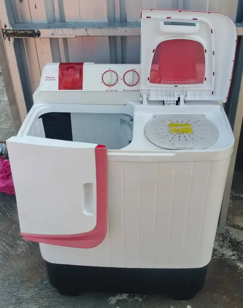 Mesin cuci 2 tabung DENPOO 8,5 kg