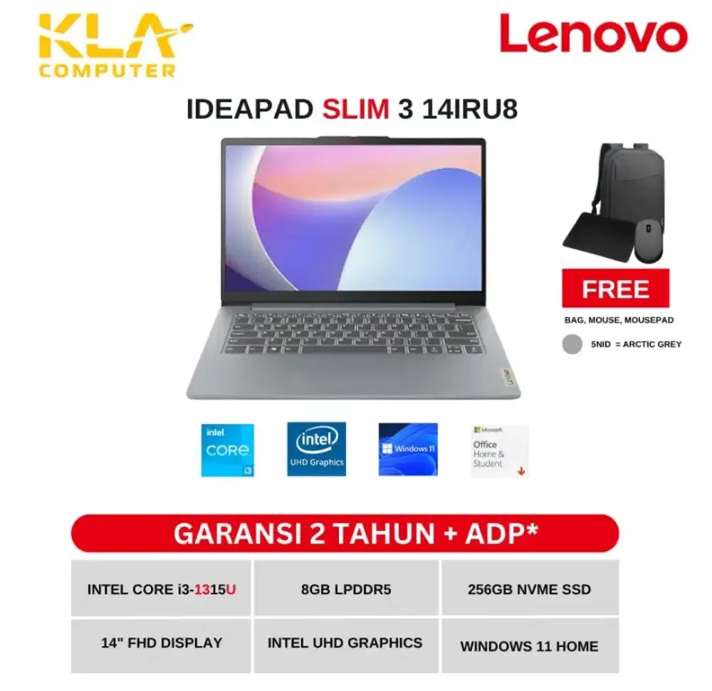 Lenovo Ideapad Slim 3 Laptop pekerja keras dan promo ada Cashbacknya
