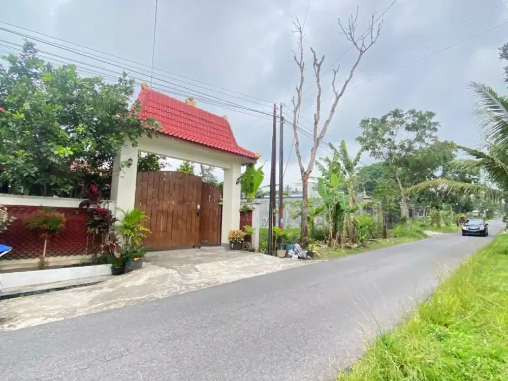 Dijual rumah JOGLO beserta RUMAH HUNIAN barat kampus UII deket kopi rollas, kopi klotok