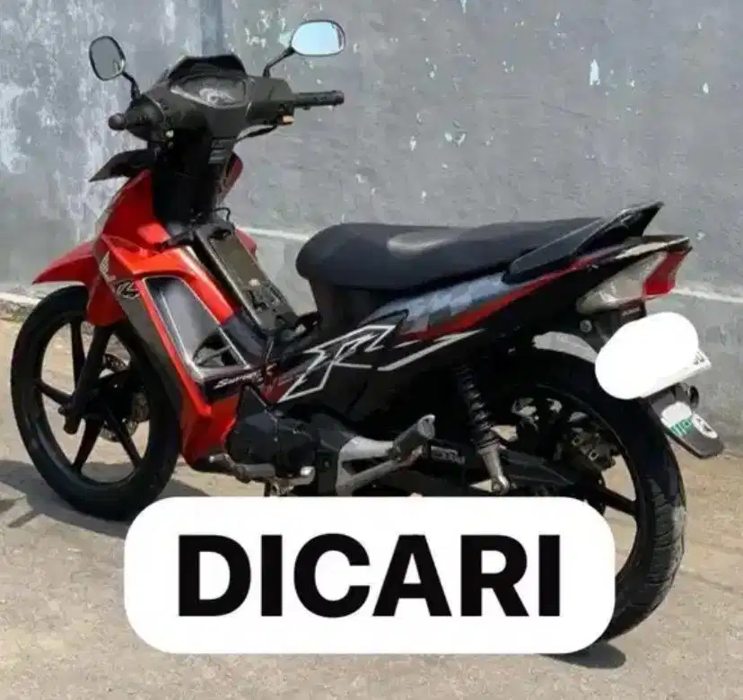 Di Cari Supra X 125 Double Disk DD Tahun 2009 Ke Atas Supra X 2011