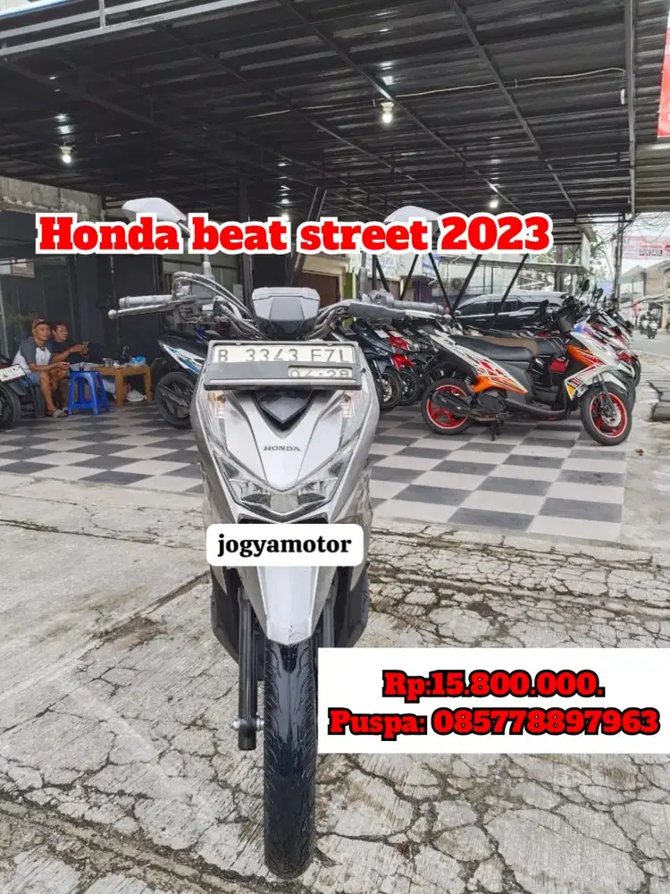 (B) honda beat street tahun 2023