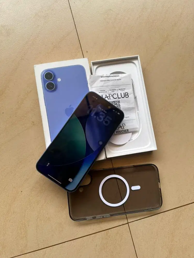 Iphone 16 plus 256gb ultramarine garansi ibox
