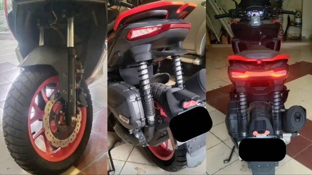 Dijual Cepat,Motor Koleksi APRILIA SR GT200S 2022 Seperti Baru!