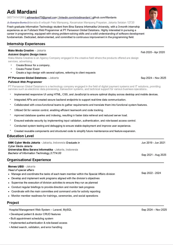 Mencari Pekerjaan terutama di office