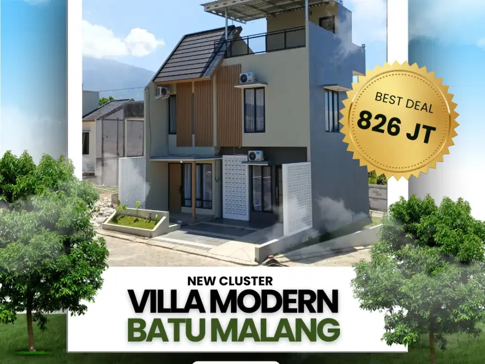Villa Modern Batu Malang, Lokasi Strategis Dekat Alun-Alun