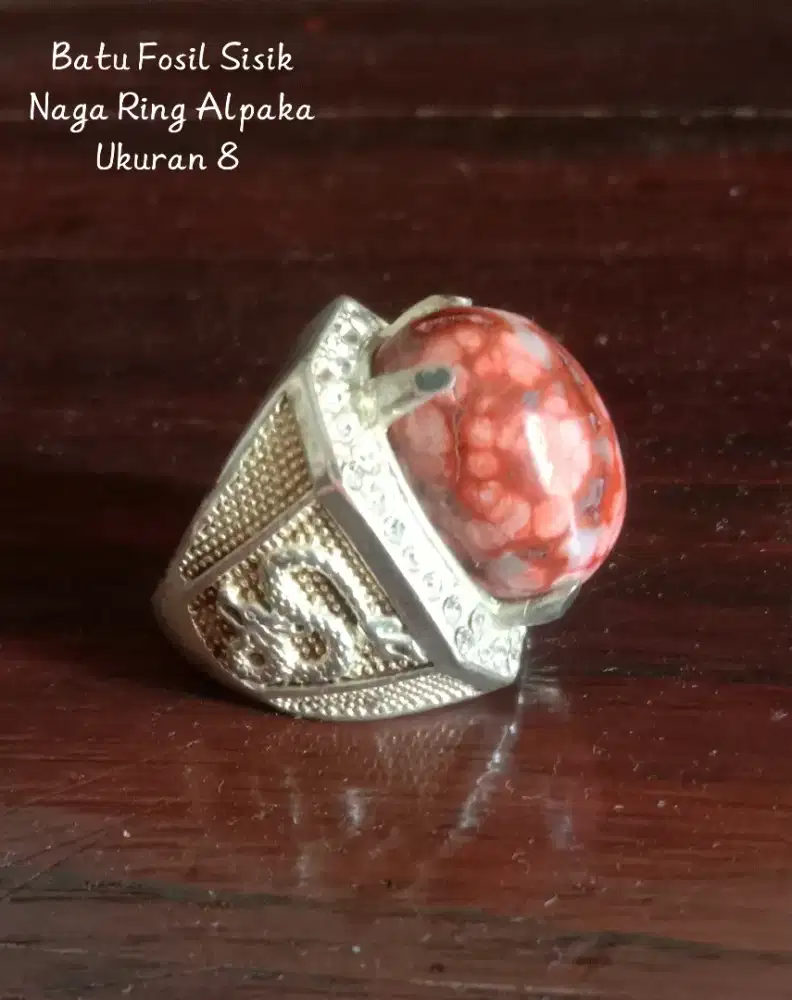Cincin Batu Akik Sisik Naga