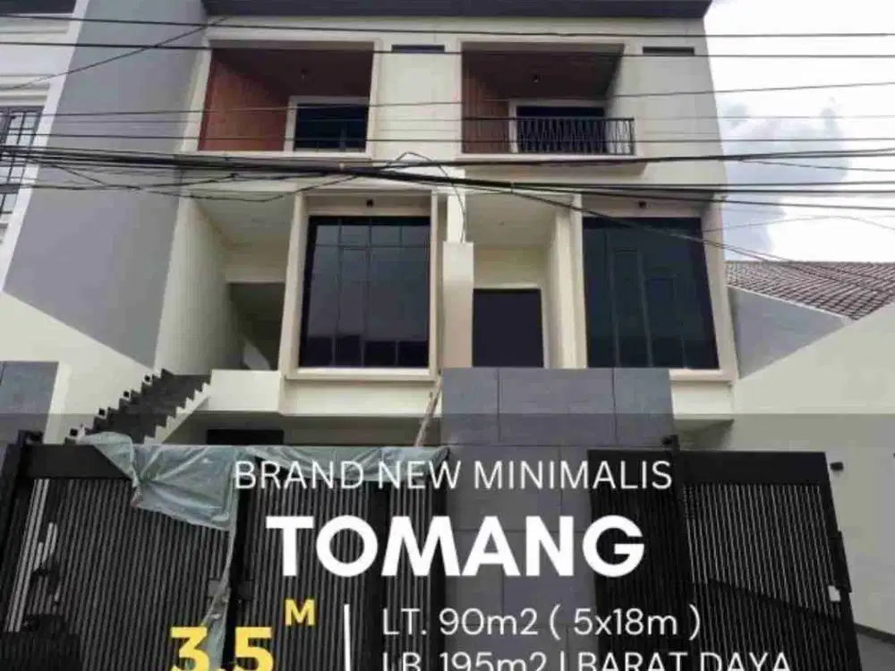 Dijual Rumah Minimalis Siap Huni Bebas Banjir Lokasi Strategis di Tomang