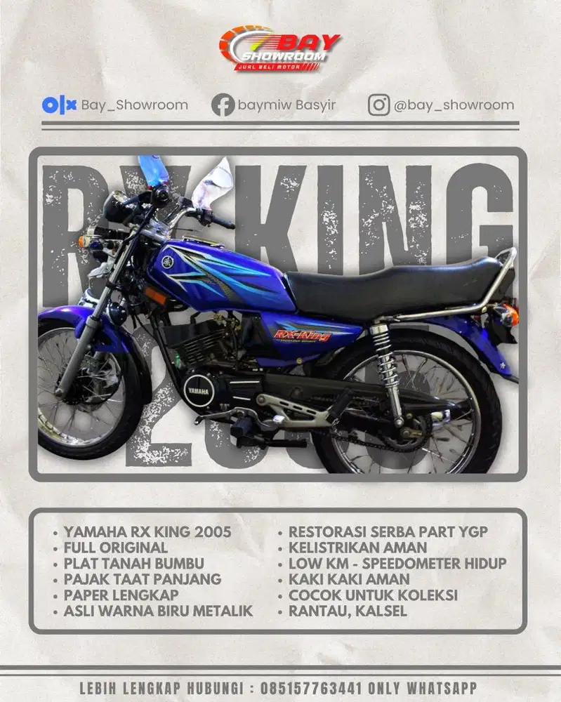 RX KING FULL ORIGINAL 2005