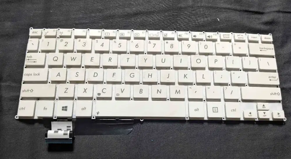 Keyboard Asus X201E Putih (Original) Copotan