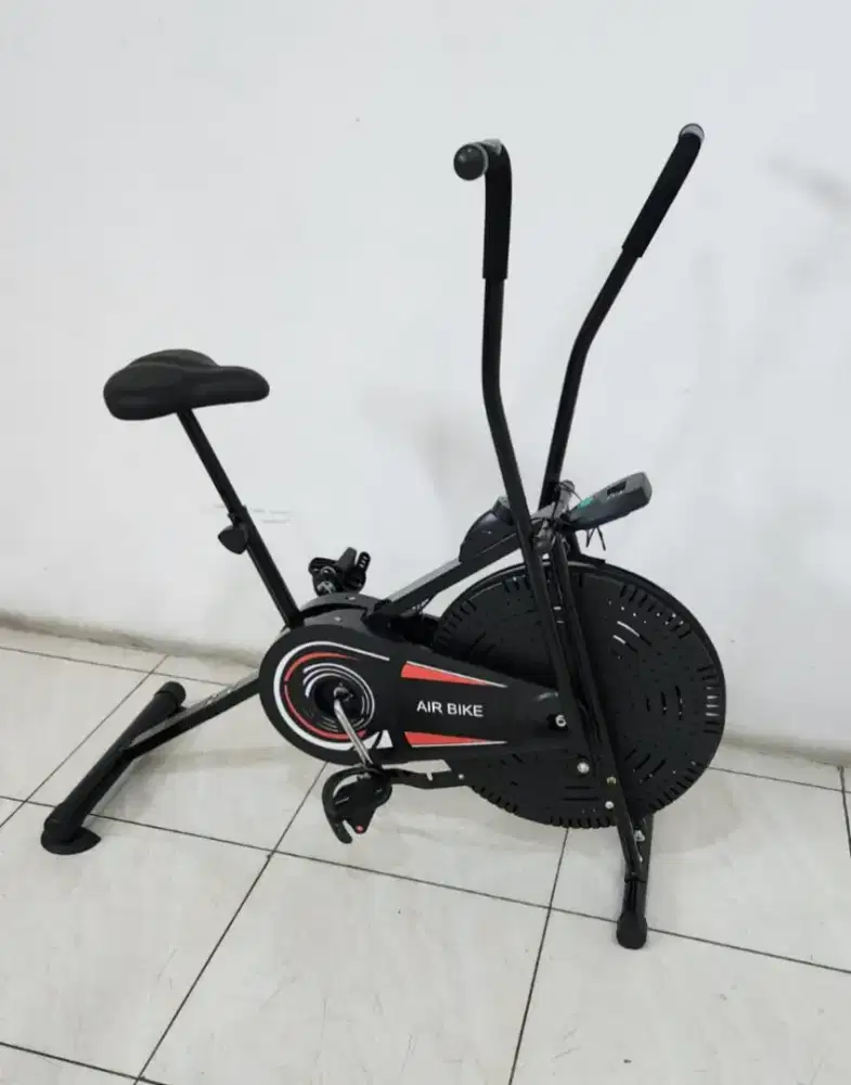 BARU ALAT FITNESS OLAH RAGA SEPEDA STATIS AIR BIKE 2 GERAKAN