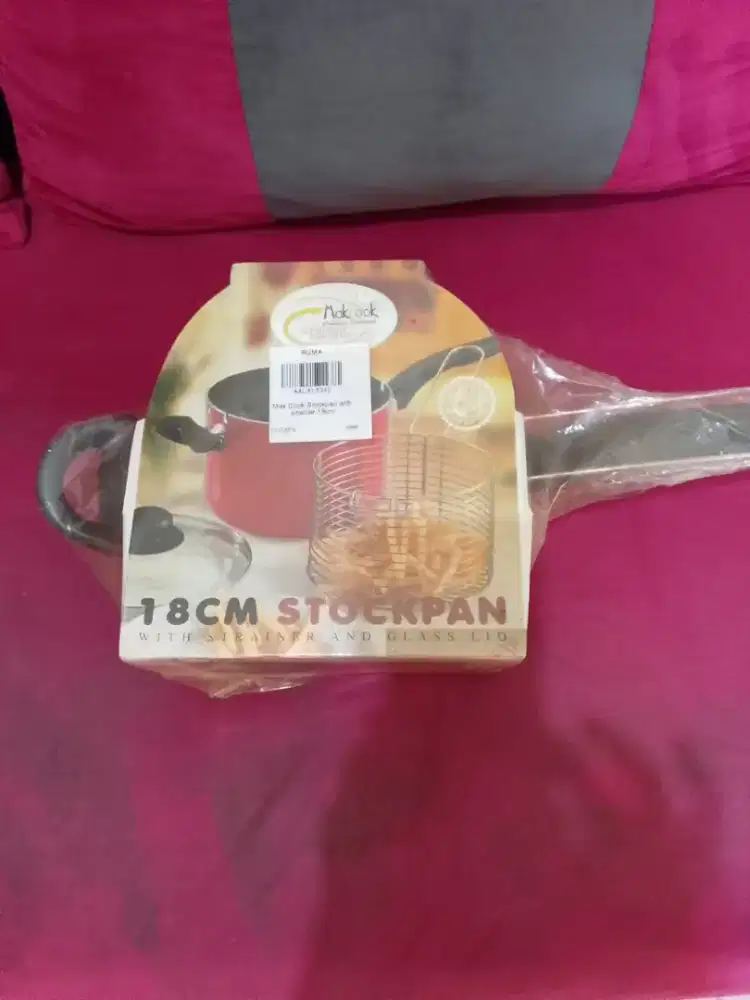 Stock pan 18cm MAK COOK ORIGINAL MASIH SEGEL