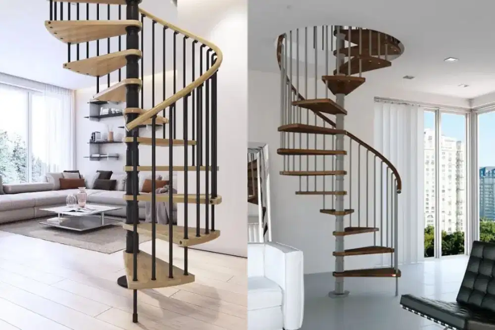 Tangga putar harga per meter/m3