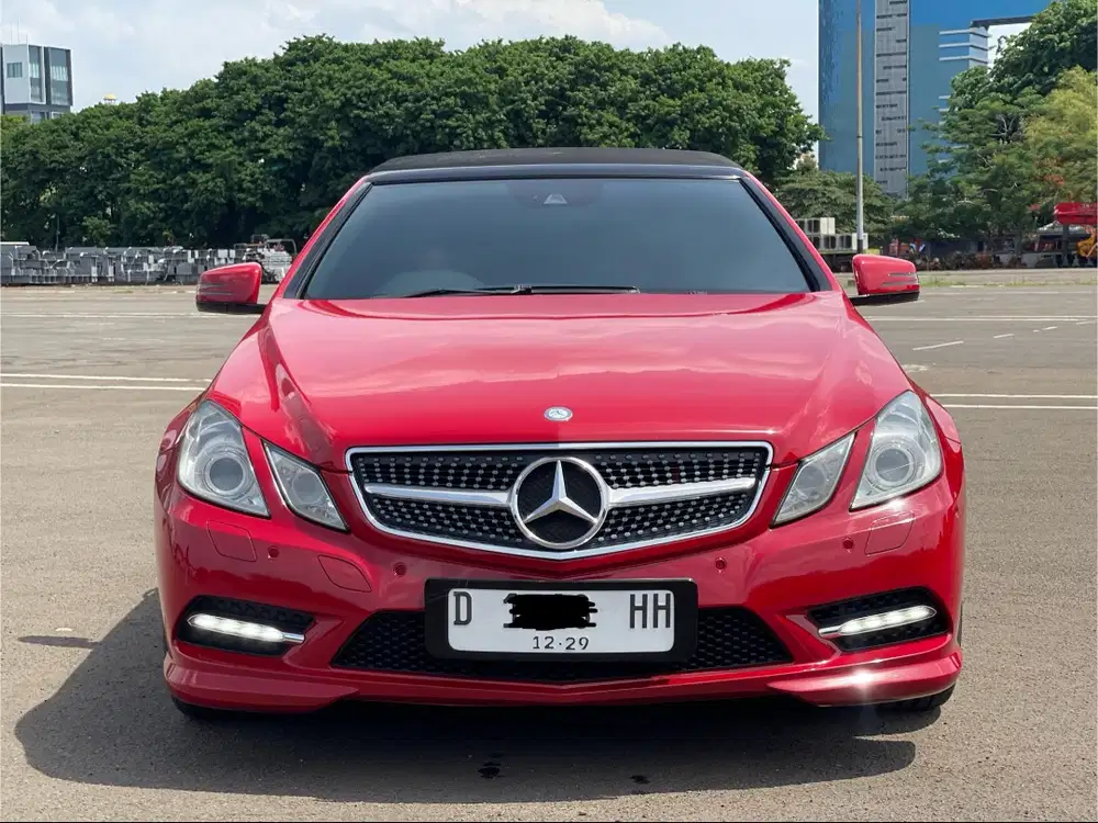 MERCY E250 CABRIOLET AT 2013 MERAH