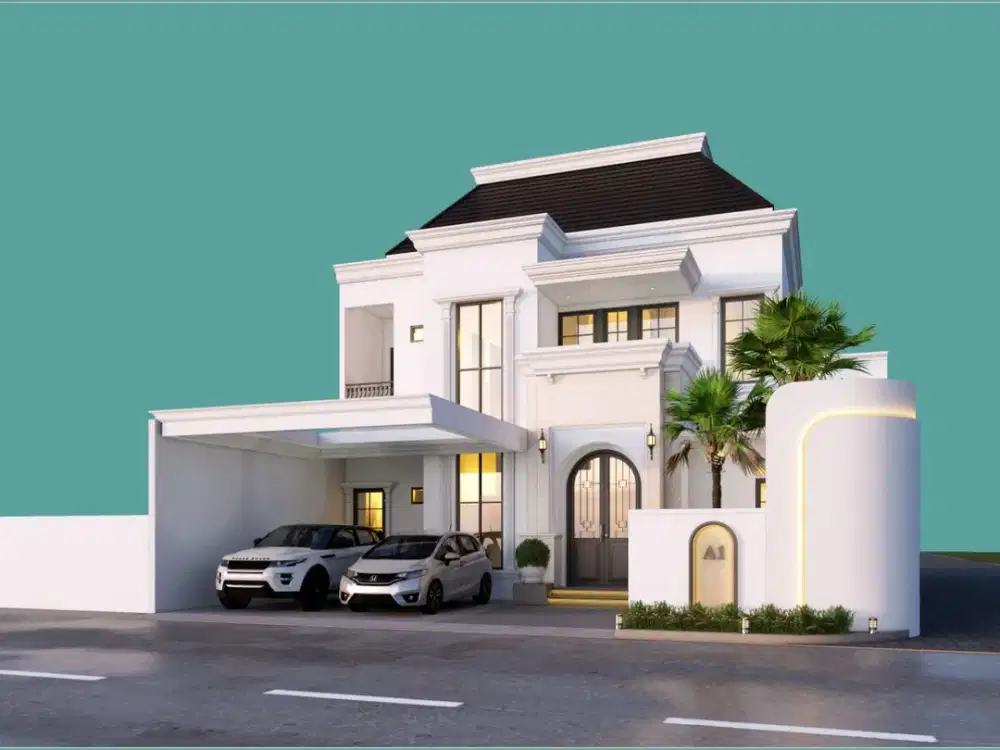RUMAH SHM YOGYAKARTA AMERICAN CLASSIC DENGAN PRIVATE POOL DEKAT RINGROAD GAMPING
