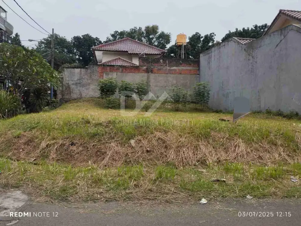 Dijual Cepat Tanah Kavling Posisi Hook Sangat Strategis Di Griya Loka BSD