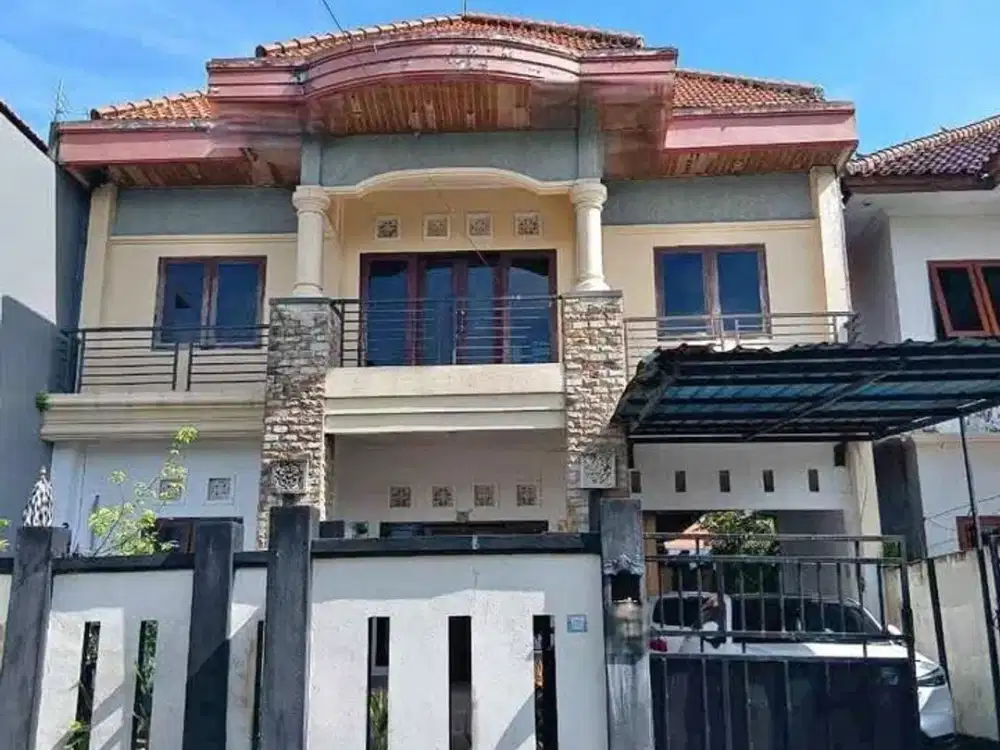 Dijual Rumah Lantai 2 Di Jalan Siulan Denpasar  Timur Bali. Dekat Ke Gatsu Timur, Living Mall, Kertangu, Bay Pass Sanur.