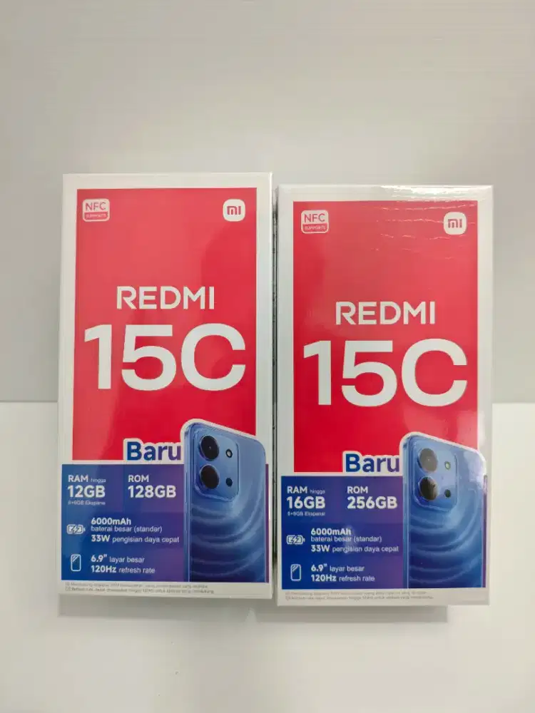 Xiaomi Redmi 15C 6/128 Gb & 8/256 Gb Newsegel Garansi 15 Bln bs TT/BT