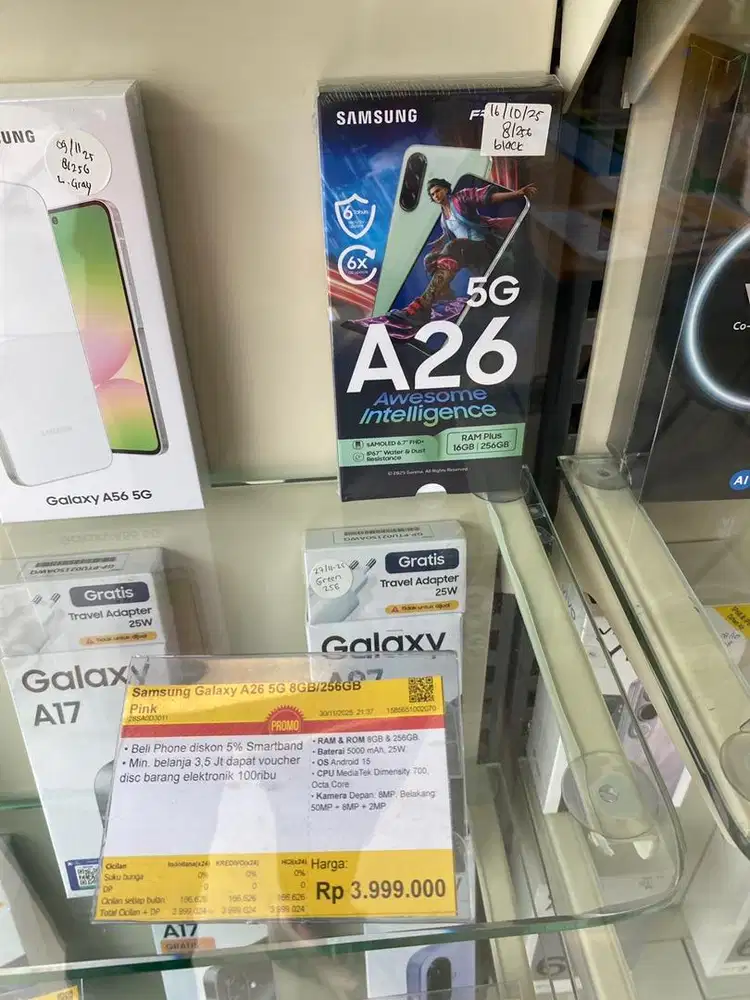 Bisa cicilan HP Samsung Galaxy A26 promo cicilan bunga 0%