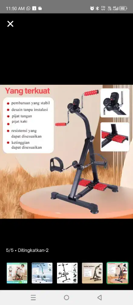 Sepeda statis preloved