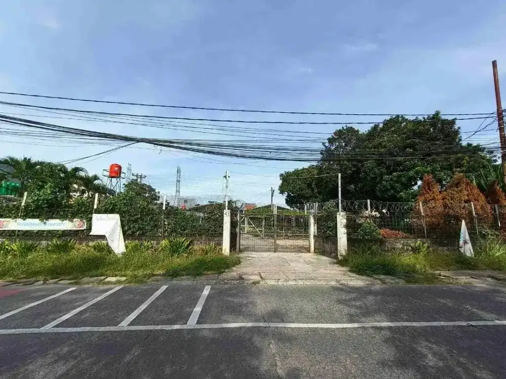 Tanah untuk usaha supermarket, restoran dll di jalan Raya Krukut, limo