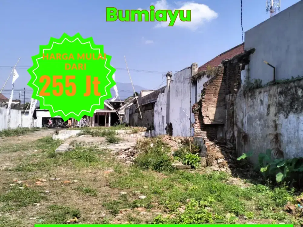 SHM Tanah Kavling Murah 600 Jutaan Bumiayu