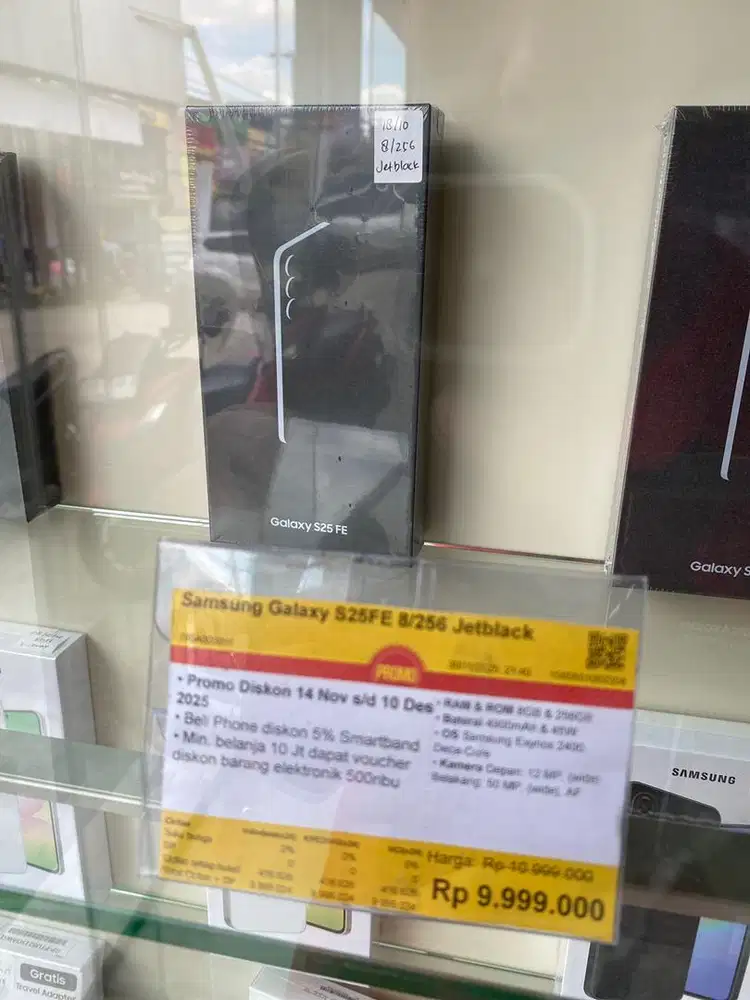 Cicilan tanpa kartu kredit samsung galxy S25fe promo cicilan bunga 0%