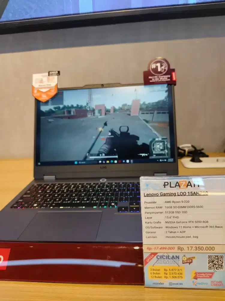 Lenovo Gaming LOQ 15AHP10
AMD Ryzen 5-220