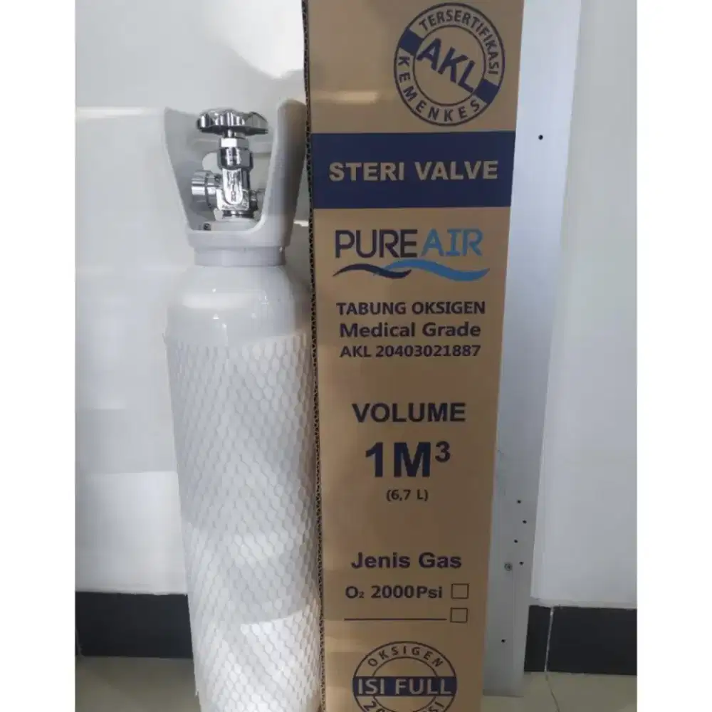 TABUNG OKSIGEN 1M³, PURE AIR