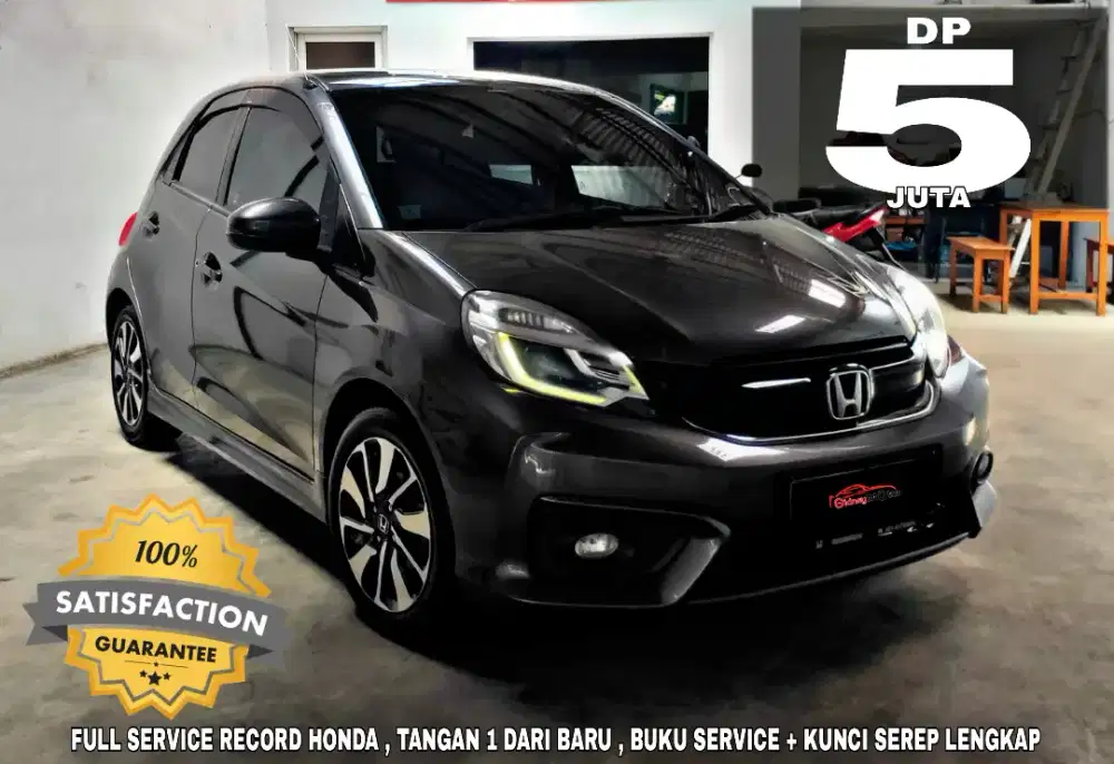 [ DP 5 JT ] ISTIMEWA TERMURAH HONDA BRIO RS 2018 MATIC LOW KM ANTIK !