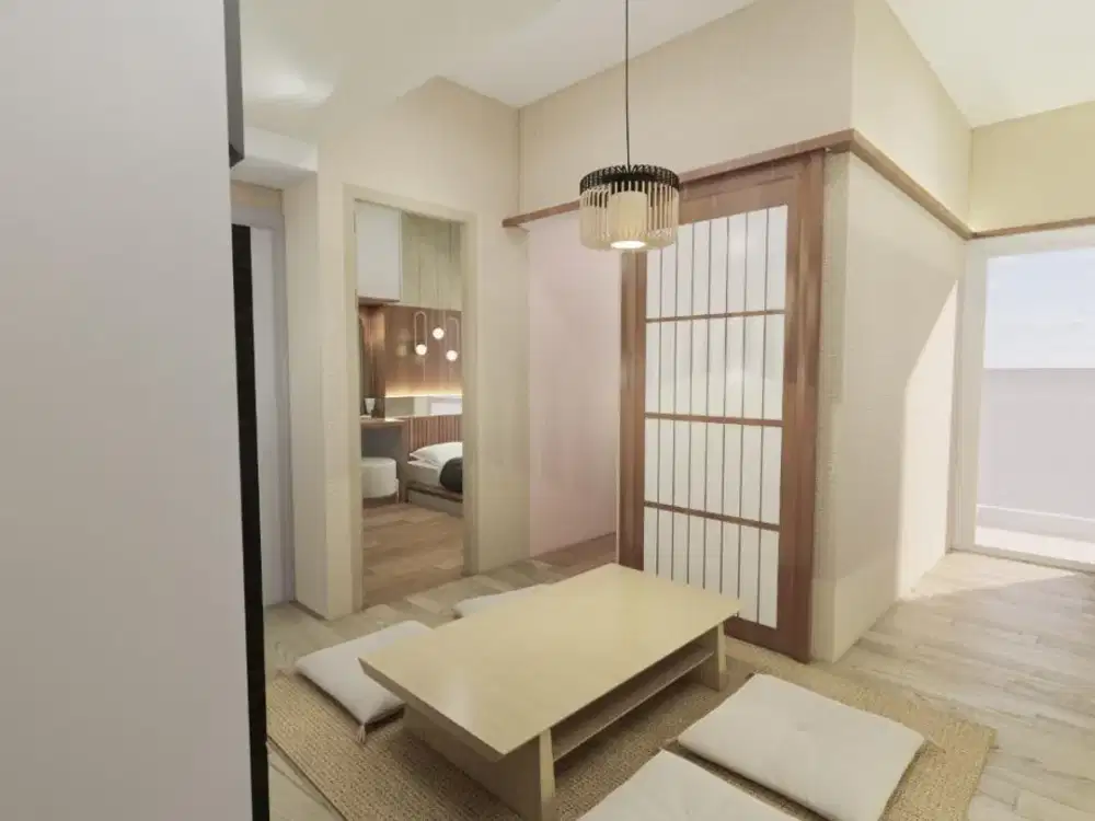 Disewakan Apartment Tokyo Riverside 2BR Full Furnish Japanese Style Harga 60 jt/thn NEGO
