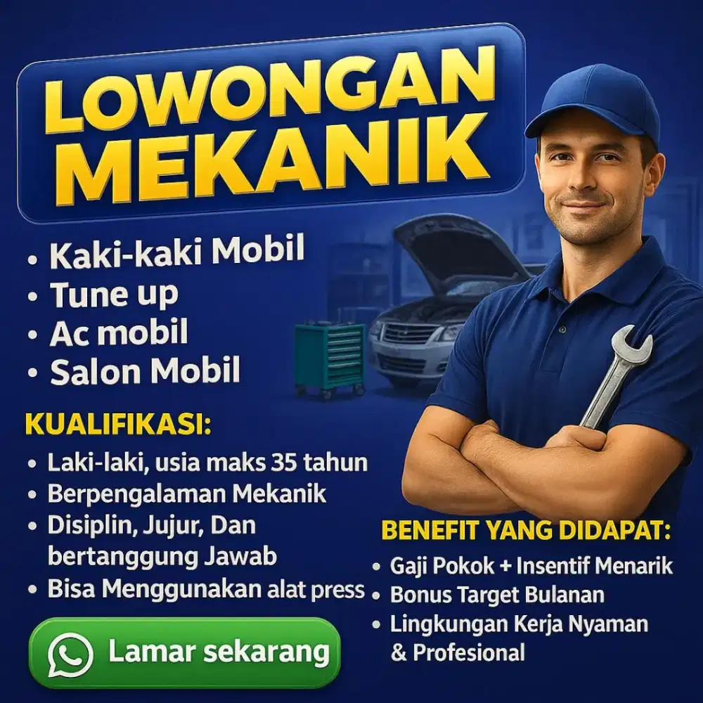 Lowongan Mekanik