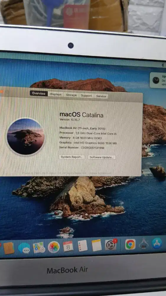 Jual macbook air 11 2015