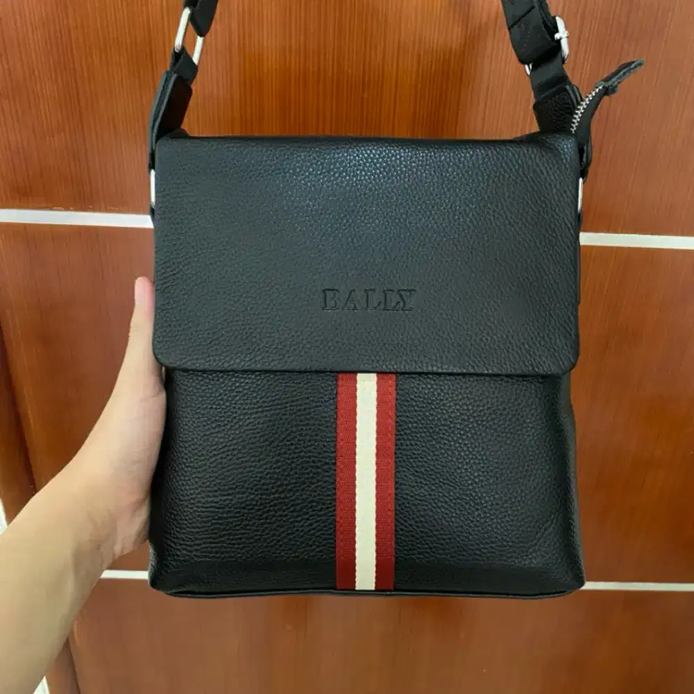 SLINGBAG BALLY LEATHER BRANDED