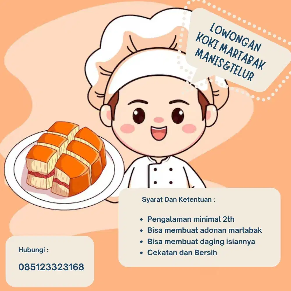 Lowongan kerja di martabak