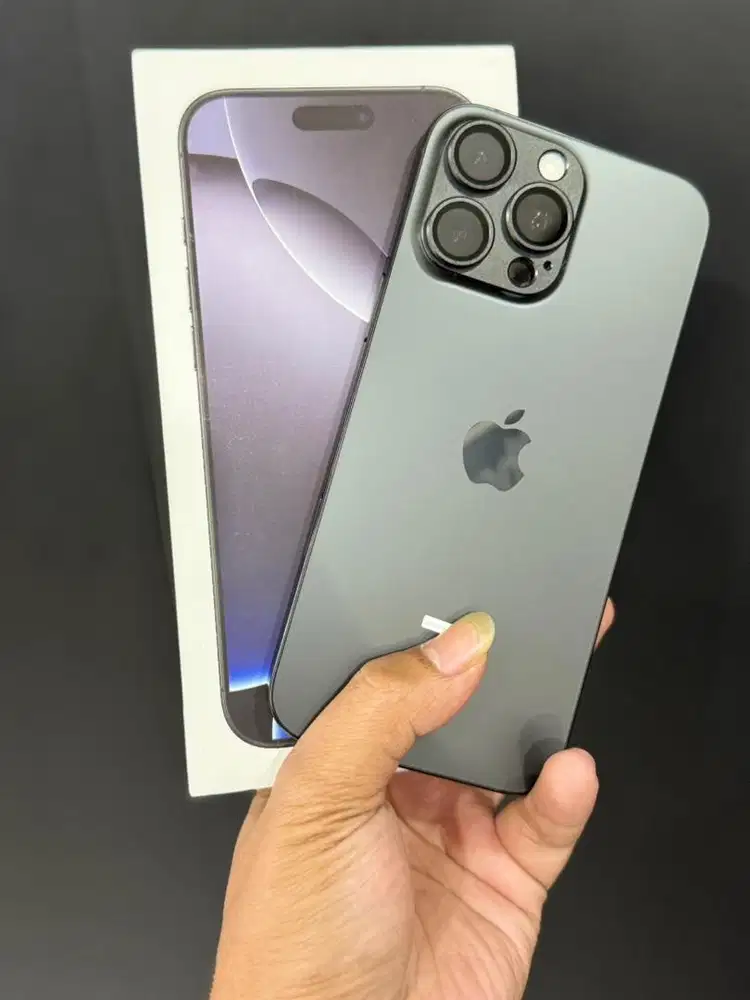 Iphone 16 Promax 512Gb Black second resmi iBox bh 100% mulus no minus