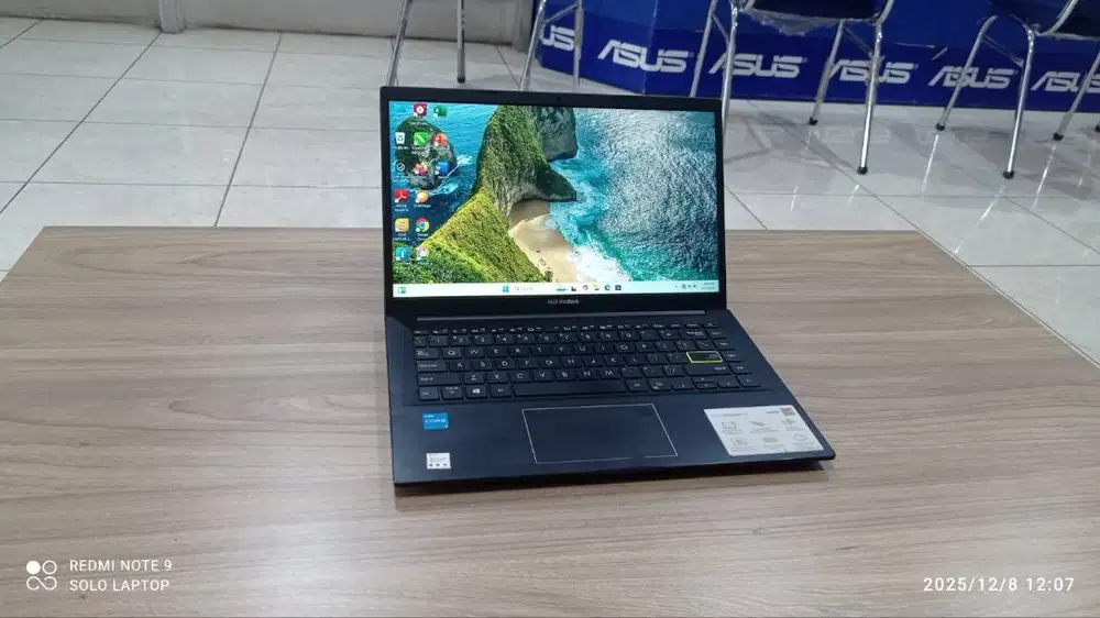 ASUS VIVOBOOK K431E CORE i3 GEN 11 RAM 8GB SSD 512GB MULUS FULL SET