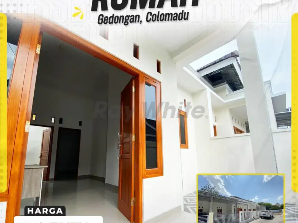 Rumah Baru Siap Huni 2 kamar Di Gedongan Colomadu Karanganyar dekat Pintu Tol Ngemplak Solo