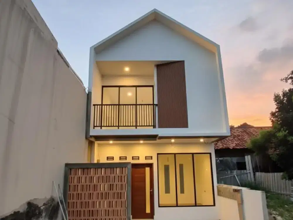 rumah 2 lantai 500 juta an free biaya-biaya, 10 menit tol jatiasih