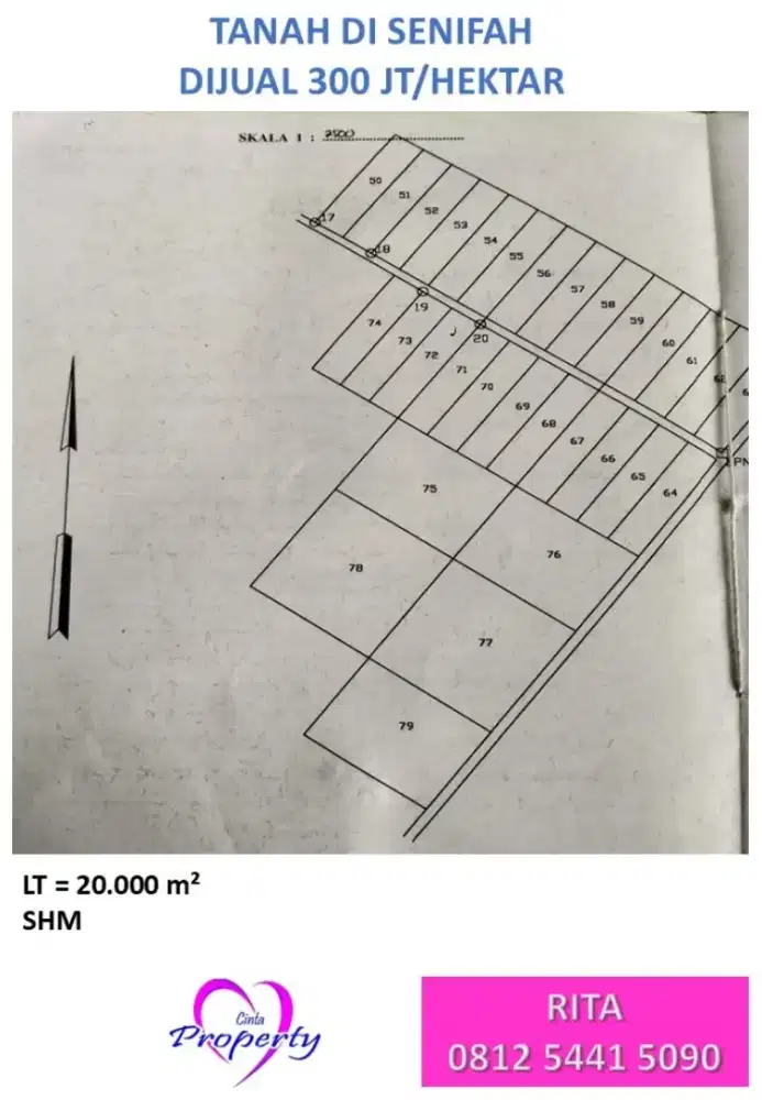 DIJUAL TANAH DI SENIFAH