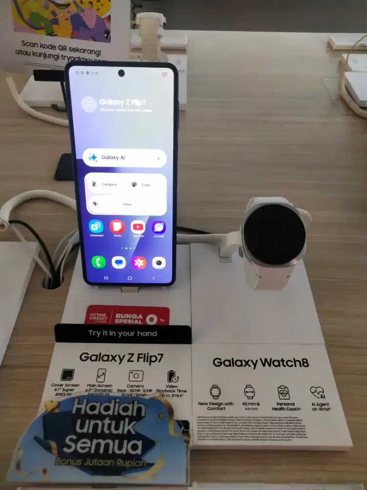 Samsung Galaxy Z Flip 7 256GB,Bisa cicilan pakai Promo Triple zero HCI