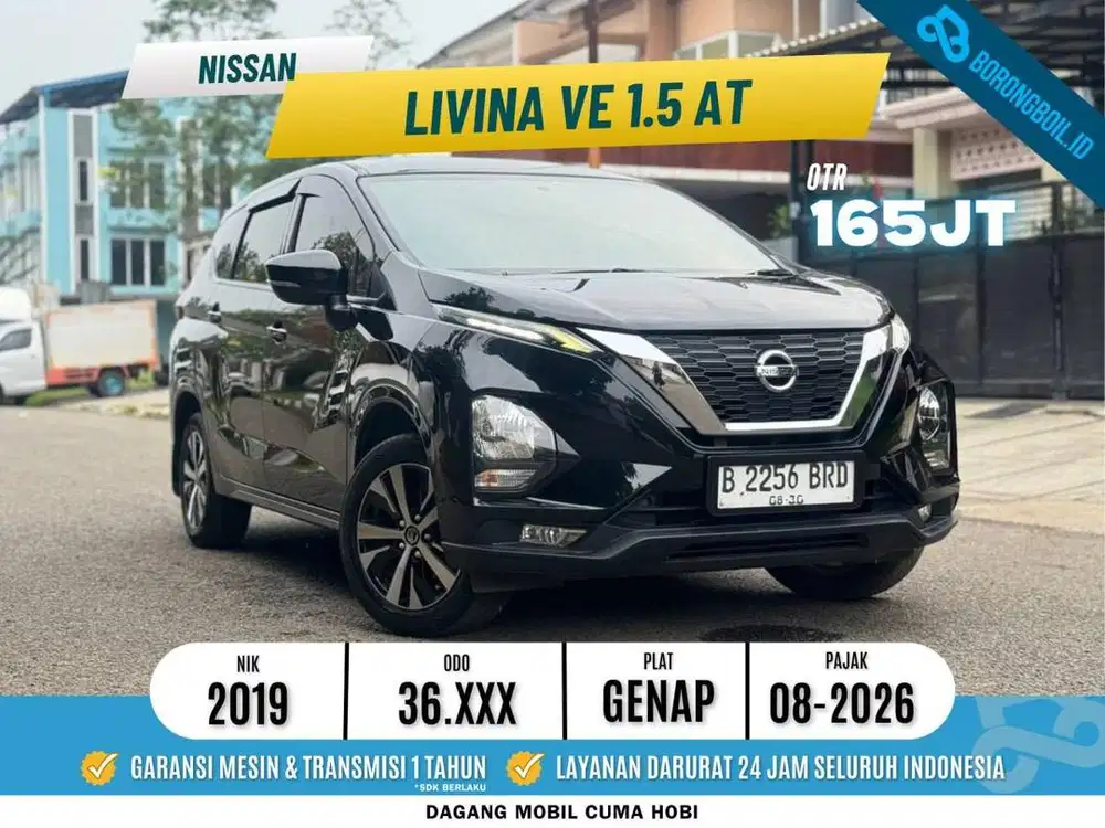 LOW KM! Livina VE 1.5 AT 2019 Hitam