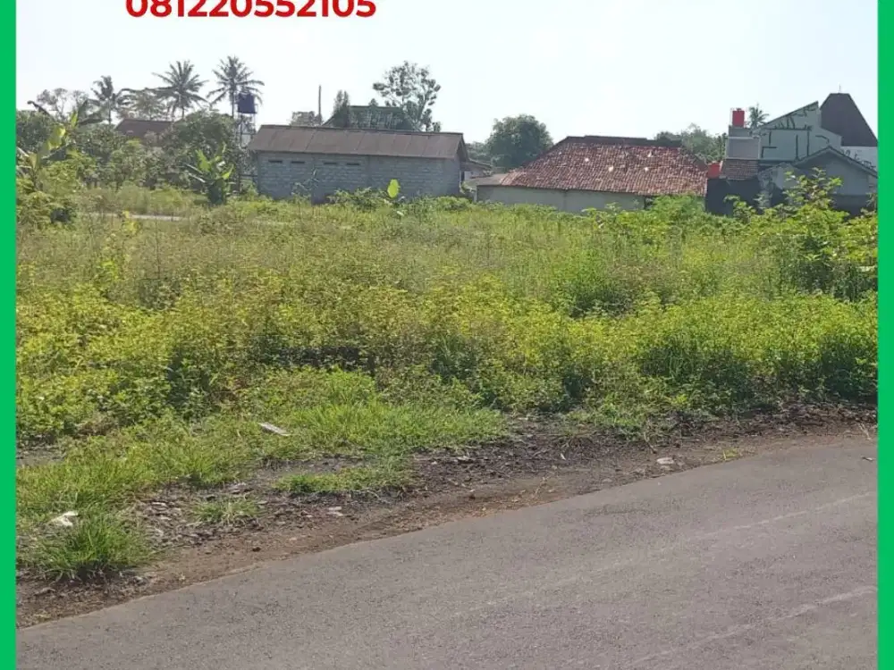 Tanah Barat Kaliurang km9 Mangku Jalan Aspal SHM Pekarangan