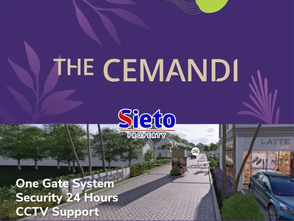 RUMAH THE CEMANDI SIDOARJO - Hunian Stylish & Nyaman untuk Keluarga Muda, New Type Aster 1 Lantai Cicilan *hanya 1,9 juta/bulan*