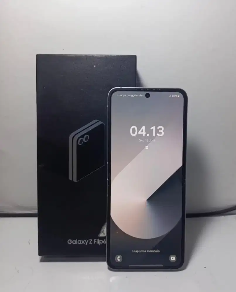 SAMSUNG Z FLIP 6 5G RAM 12/256GB ORIGINAL SEIN MULUS NORMAL FULLSHET