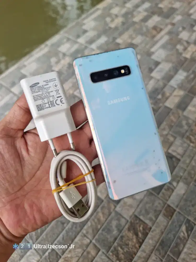 Samsung S10 SEIN 8/128 HP Charger
90% Mulus, Layar Ori, F-Print On