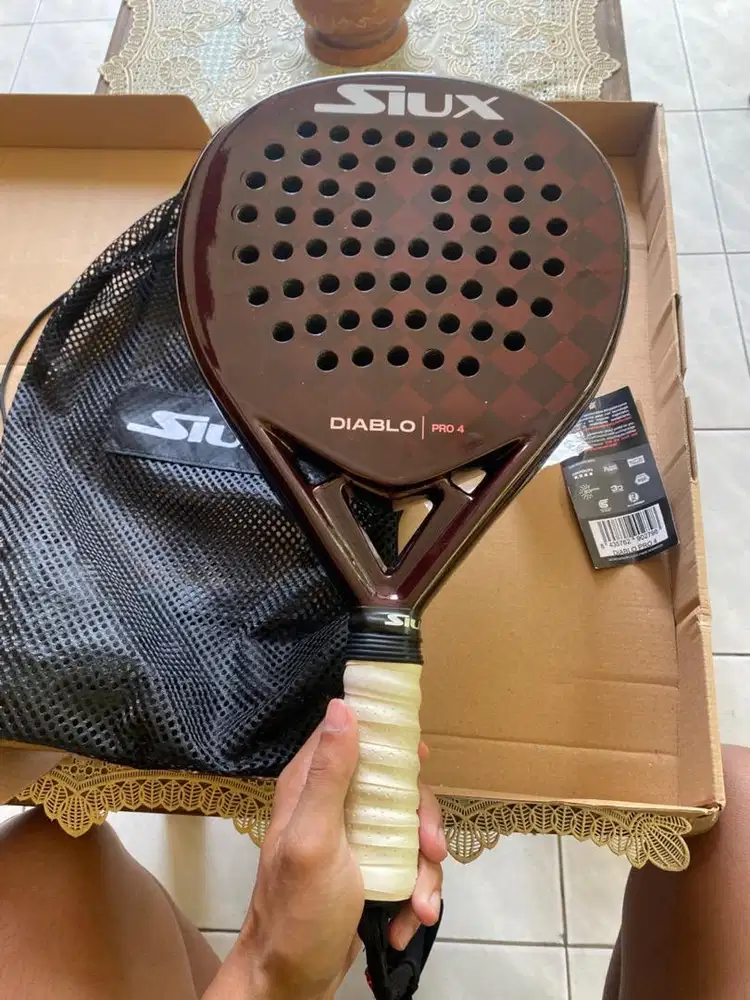 raket padel siux diablo pro 4 (not cork babolat bullpadel adidas nox)