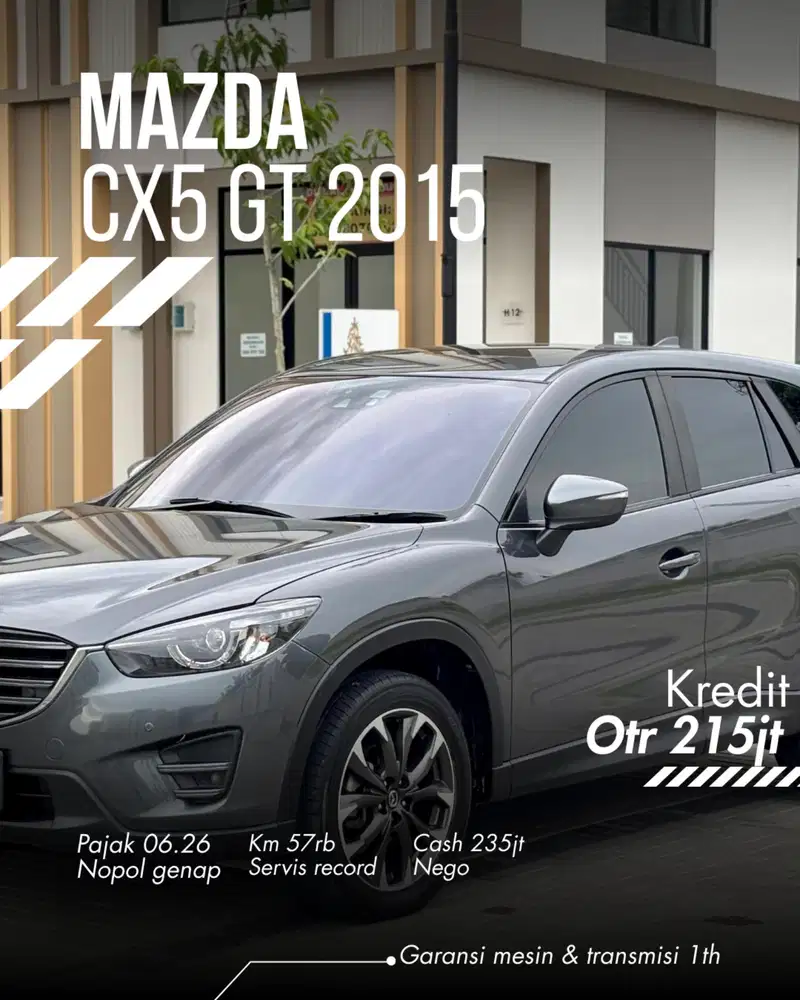 low km 57rb Mazda CX5 2.5 GT 2015