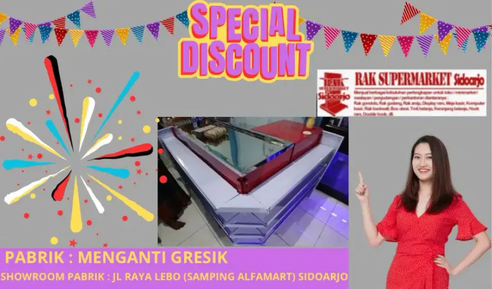 Meja kasir supermarket