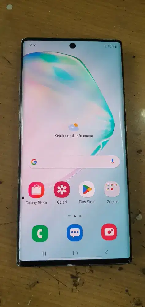 Samaung Note 10 Sein Mulus 97% Batangan Minus